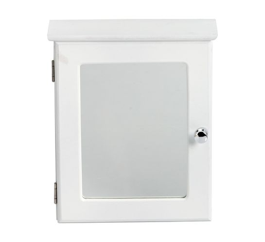 Wildberry 435x253x112mm Single Door Cabinet White 