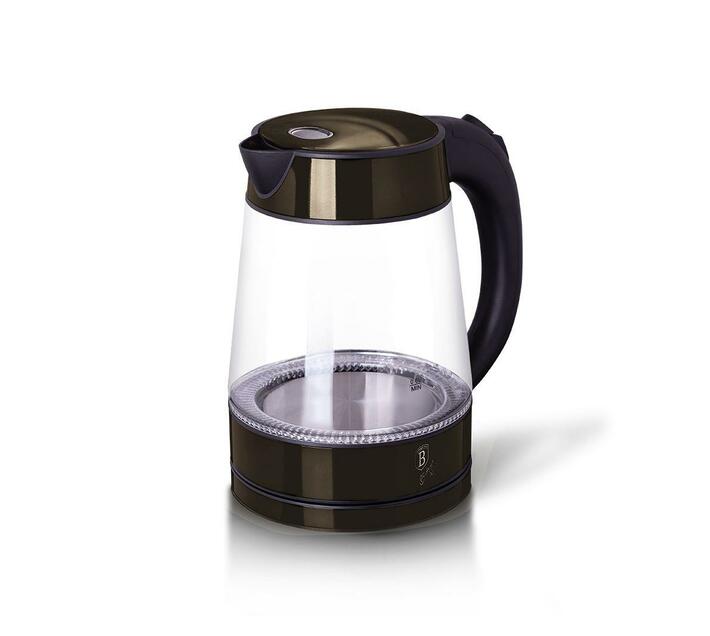 Berlinger Haus 1.7L Electric Glass Kettle Shine Black Makro