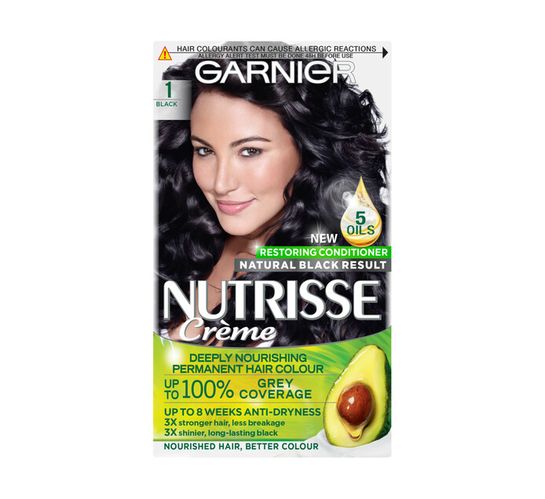 Garnier Nutrisse Hair Colour 1 Black (1 x 1's)