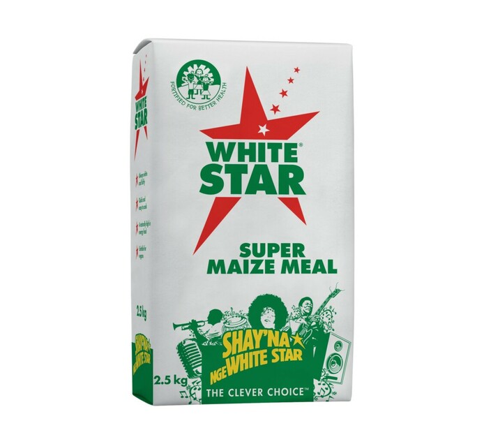 White Star Super Maize Meal (1 x 2.5kg)
