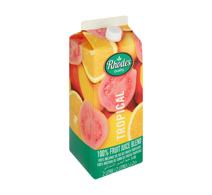 Rhodes 100 Fruit Juice Blend Tropical (1 x 2l) Makro