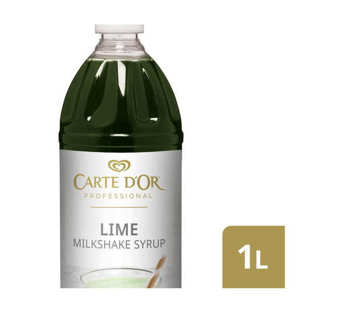 Carte D'or Milk Shake Syrup Lime (1 x 1L)