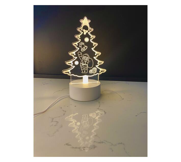 AvaGlow Acrylic Led Lamp & Night Light / Bedside Lamp Christmas Tree