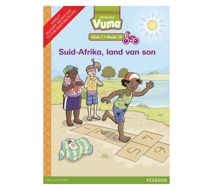 Vuma Afrikaans Huistaal Vlak 1 Boek 15 Grootboek: Suid-Afrika, land van son : Vlak 1: Boek 15 : Grade 1 (Paperback / softback)
