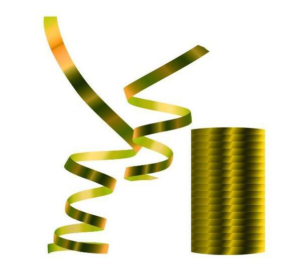 STREAMERS METALLIC GOLD 1CTP Makro