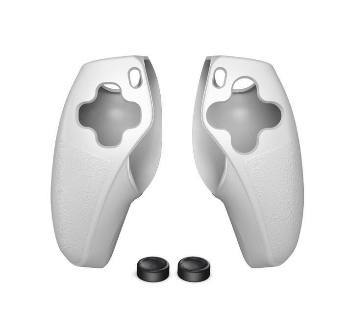 PlayStation 5 Wireless Controller Gaming Kit Grips and Thumb Pads White Makro