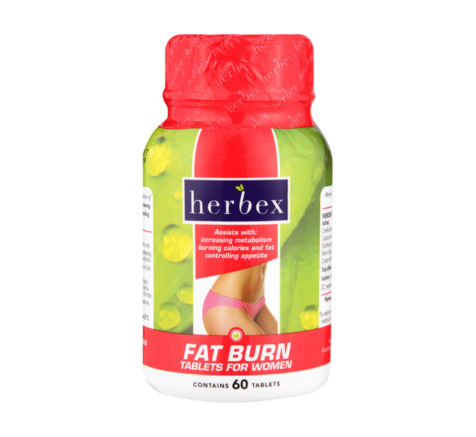 Herbex 60's Fat Burn Tablets Makro