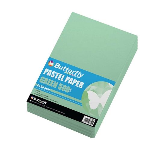 Butterfly A4 Paper (500 Sheet) Pastel Green 