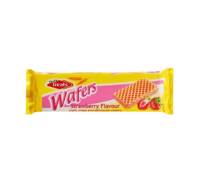 Tasty Treats Wafers Strawberry (1 x 100g) Makro
