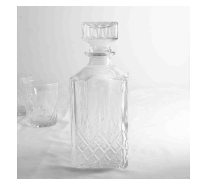 7 Piece Angular Glass Carafe and Tumbler Set Makro