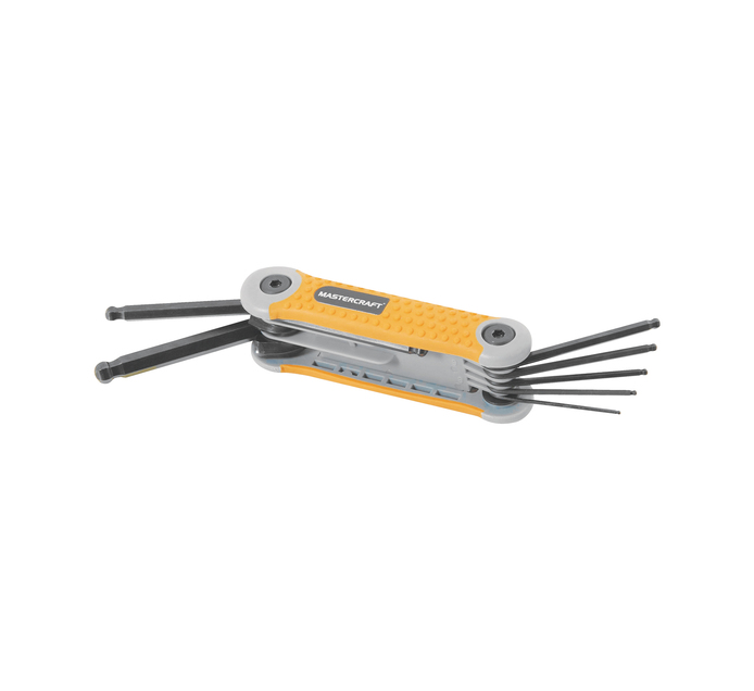Mastercraft 8 piece Folding Hex Keys Makro