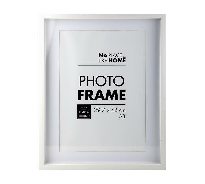 Picture Frame Shadow Box White 40x50cm Makro