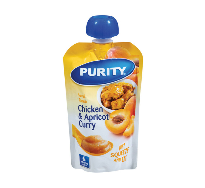 Purity Pureed Baby Food Butternut and Peas (1 x 110ml)