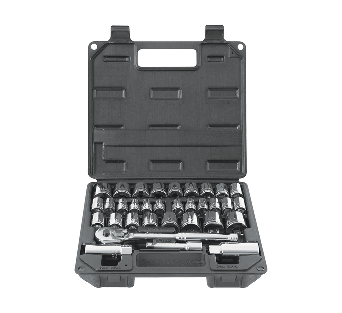 Mastercraft 33 PC 3/8" Imperial and Metric Socket Set Sockets and