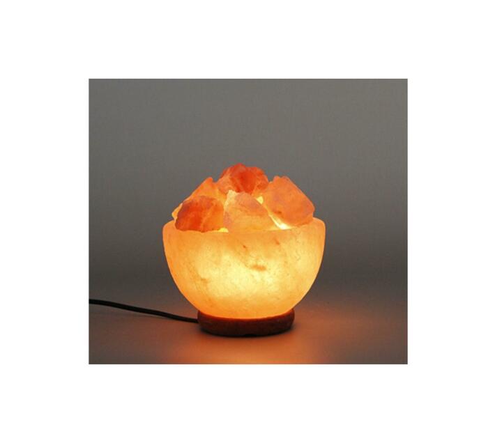 Himalayan Crystal Salt Lamp Fire Bowl with Salt Chunks 3.54kg Makro