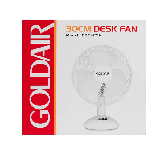 Goldair 30 cm Desk Fan 