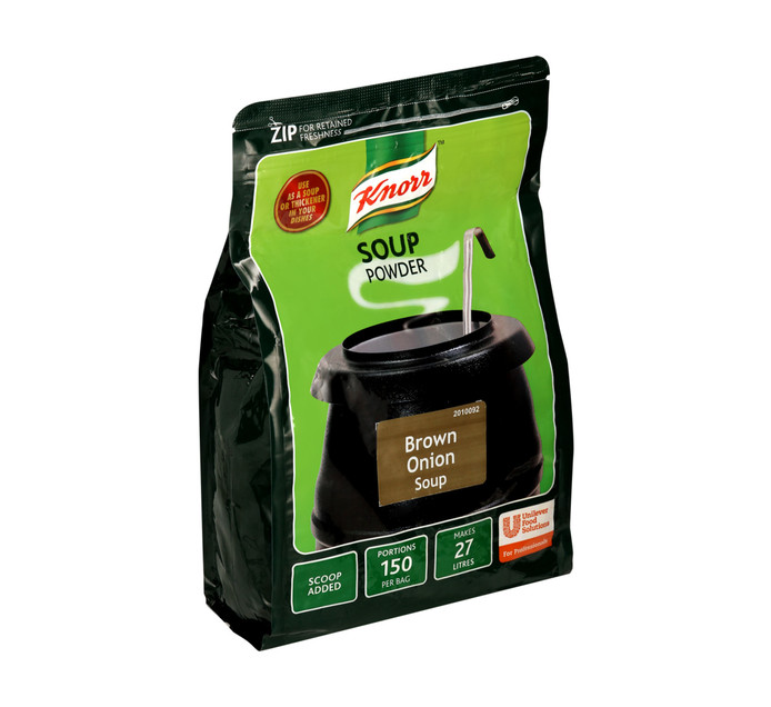KNORR Soup Brown Onion (1 x 1.6kg) Regular Soup Powdered Soup