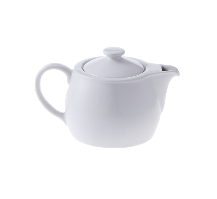 Continental Crockery 1.2l Tea Pot With Lid Catering Ceramic Ser