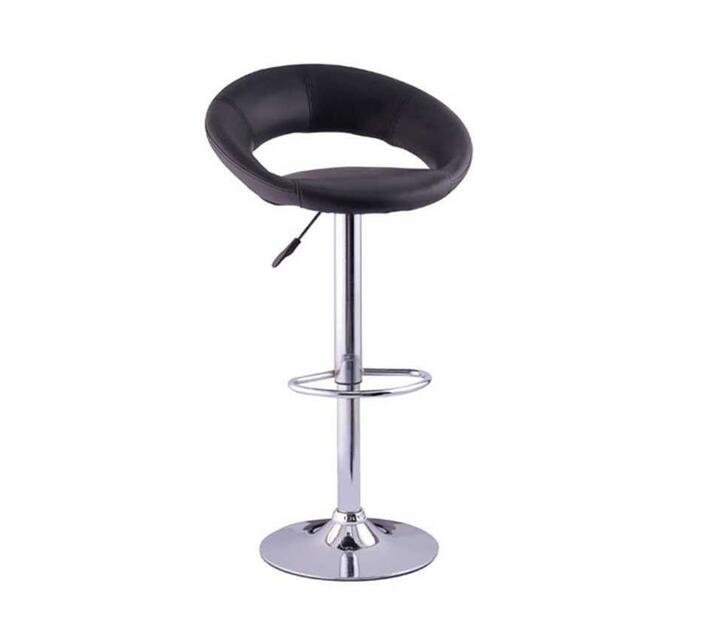 Touch Leather Bar Stool Black Makro