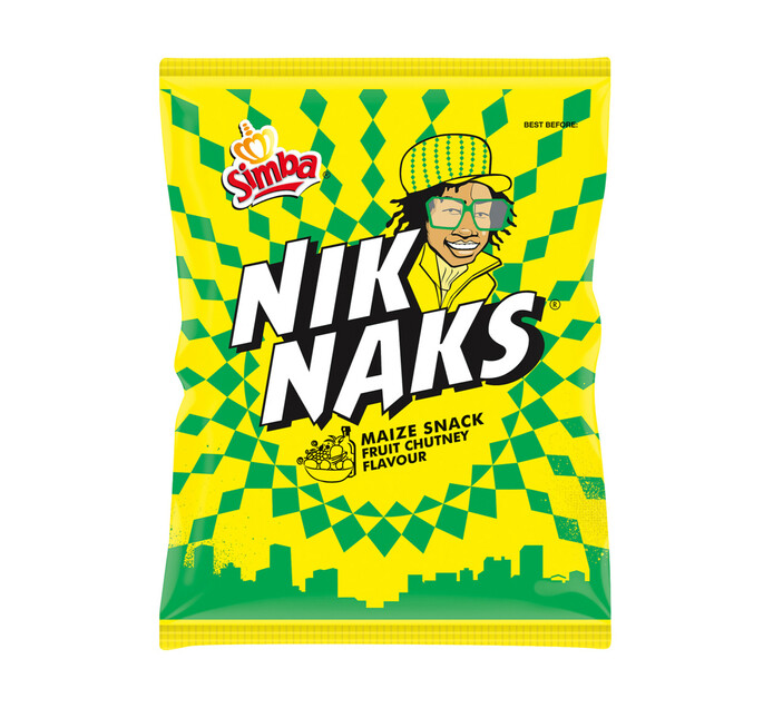 Simba Niknaks Fruit Chutney (1 x 135g) Hard Extrude Chips Chips