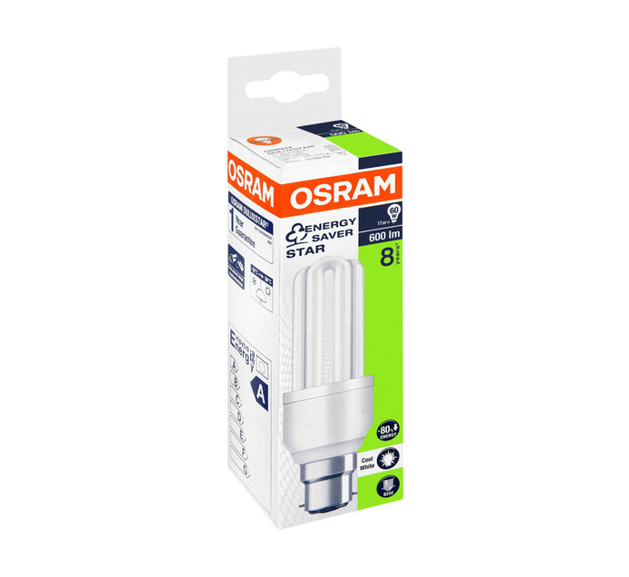 Osram 11 W Energy Saver CFL BC CW CFL Globes Energy Savers (CFL