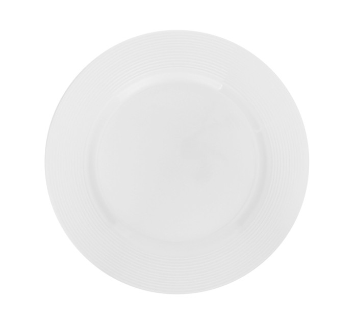 Basic White 27 cm Basic White Ribbed Dinner Plate Makro