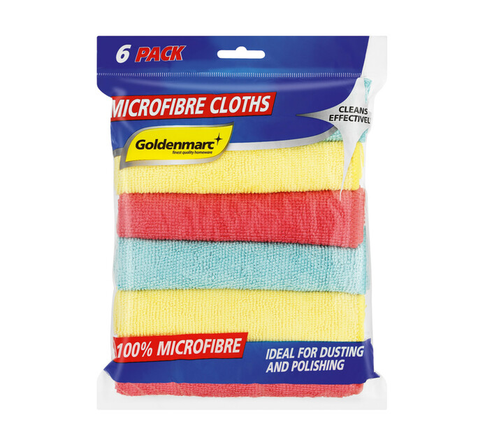 Goldenmarc 6Pack Microfibre Cloths Makro