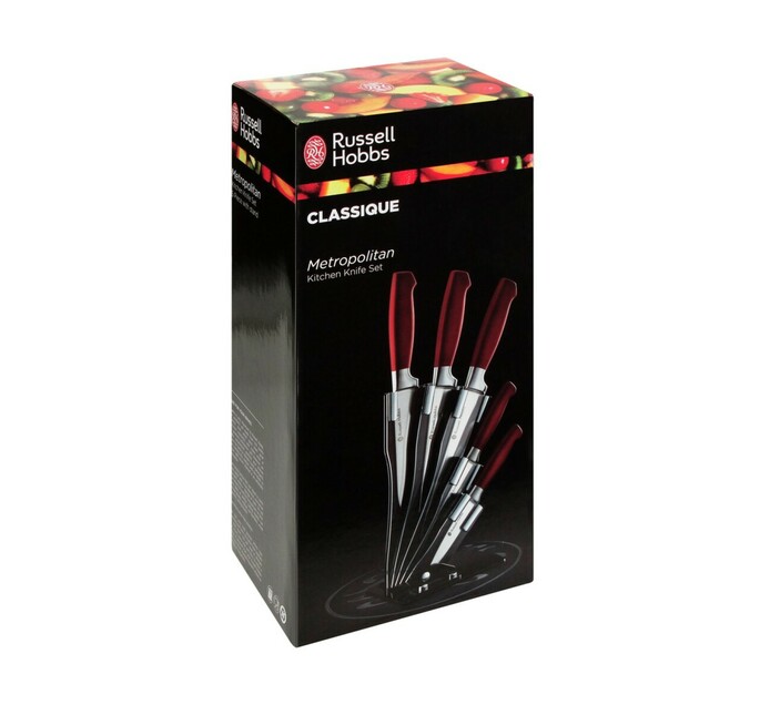 Russell Hobbs 5Piece Knife Block Set Makro