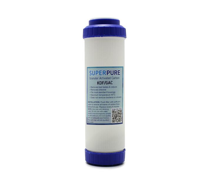 SUPERPURE 10 inch Premium GAC/KDF Filter Replacement Cartridge Makro