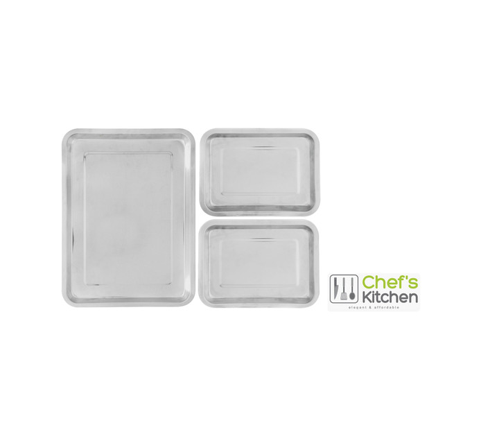 Chef's Kitchen 3Piece Oven Tray Set Makro