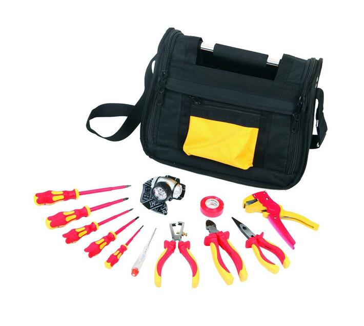VDE 1000V 12pc Tool Set + Carry Bag Makro