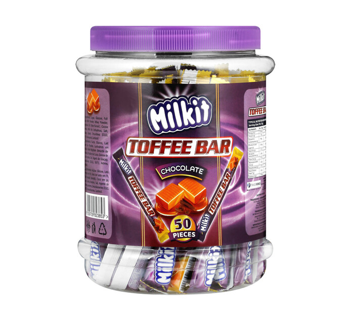 Milkit Toffee Bar Chocolate (1 x 50's) Makro