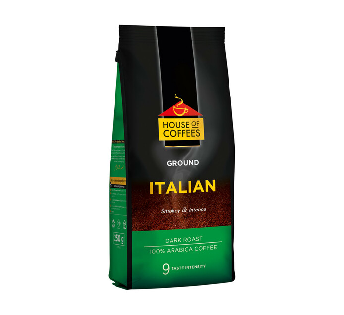 House Of Coffees Pure Ground Coffee Italian Blend (12 x 250g) Makro