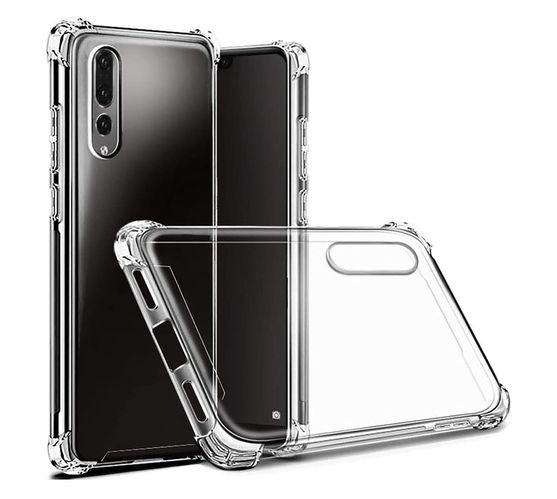Protective Shockproof Gel Case for Huawei P20 Pro (2018) - Transparent