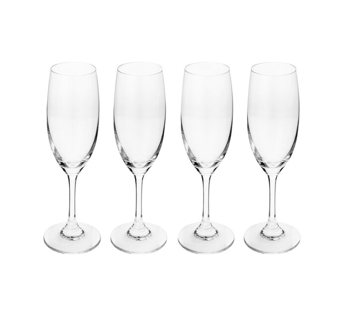 O2 Dine 220ml Champagne Flute Glass Makro