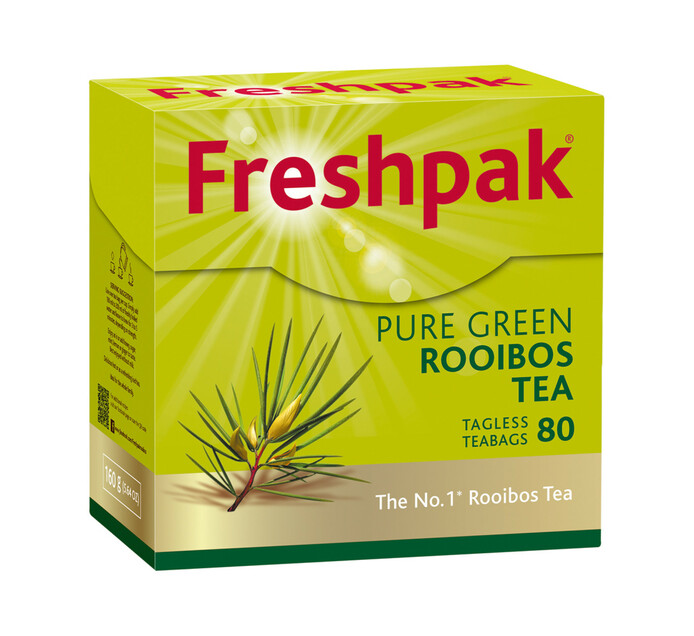 Freshpak Teabags Green Rooibos (1 x 80's) Makro