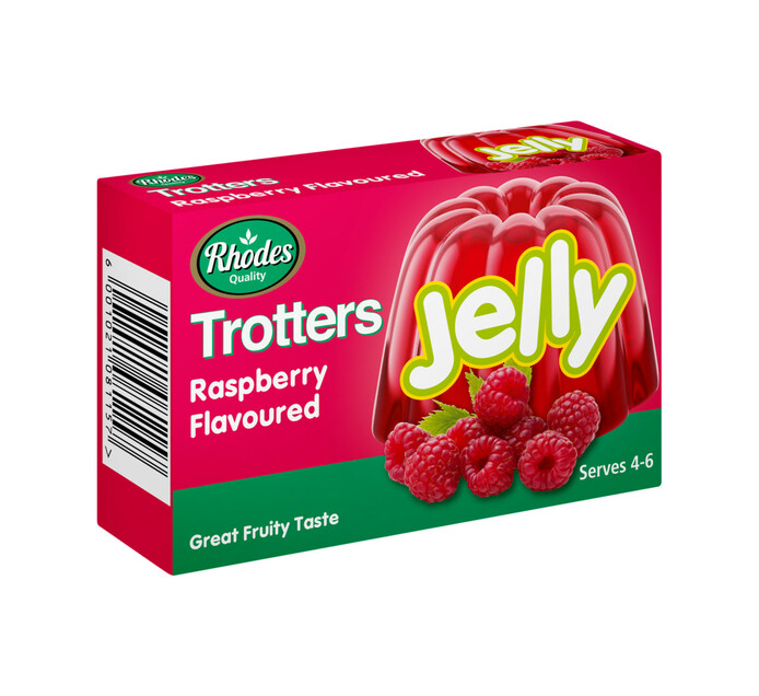 Trotters Jelly Raspberry (1 x 40g) Makro
