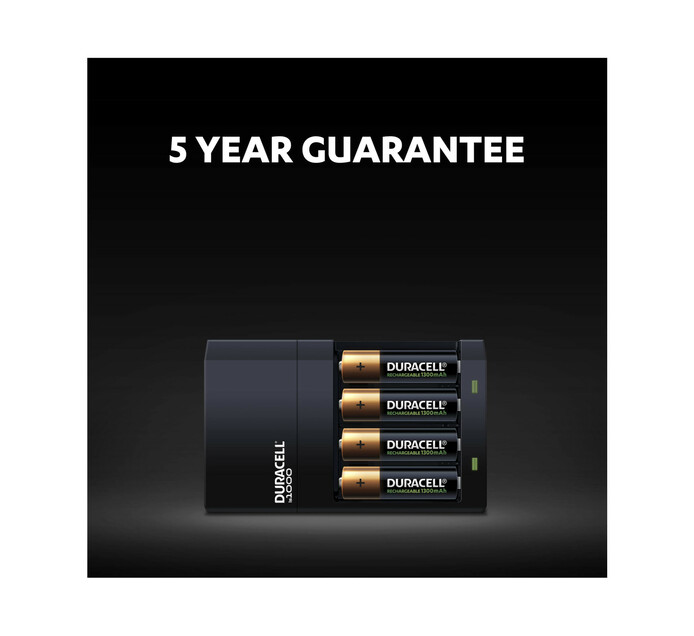 Duracell Charger Ready in 4 HR + 2 AA and 2 AAA Batteries Makro