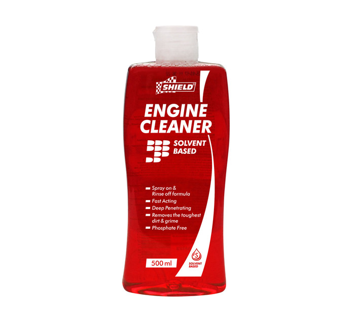 Shield 500ml Engine Cleaner Solvent Based Auto Cleaning Auto
