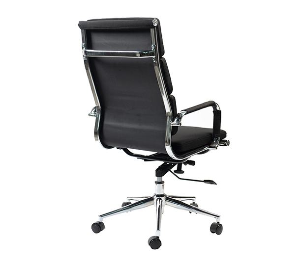 Studio Padded Black Office Chair Makro