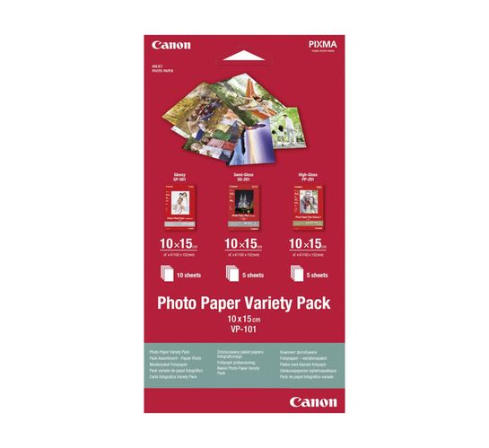 Canon 10x15 Photo Paper Variety Pack 