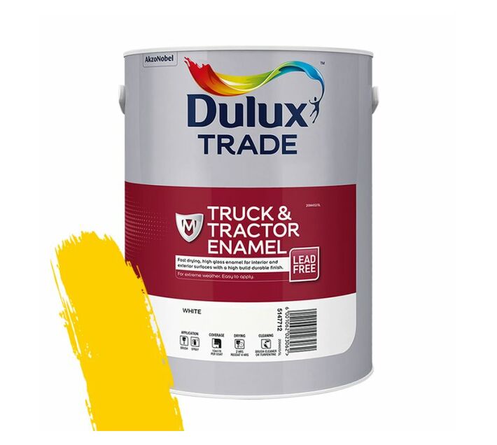 Dulux Trade Truck & Tractor Caterpillar Yellow 5L Makro