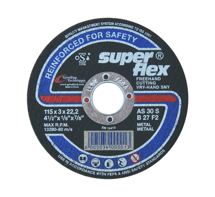 Superflex 115 mm x 3 mm Steel Cutting Disc 