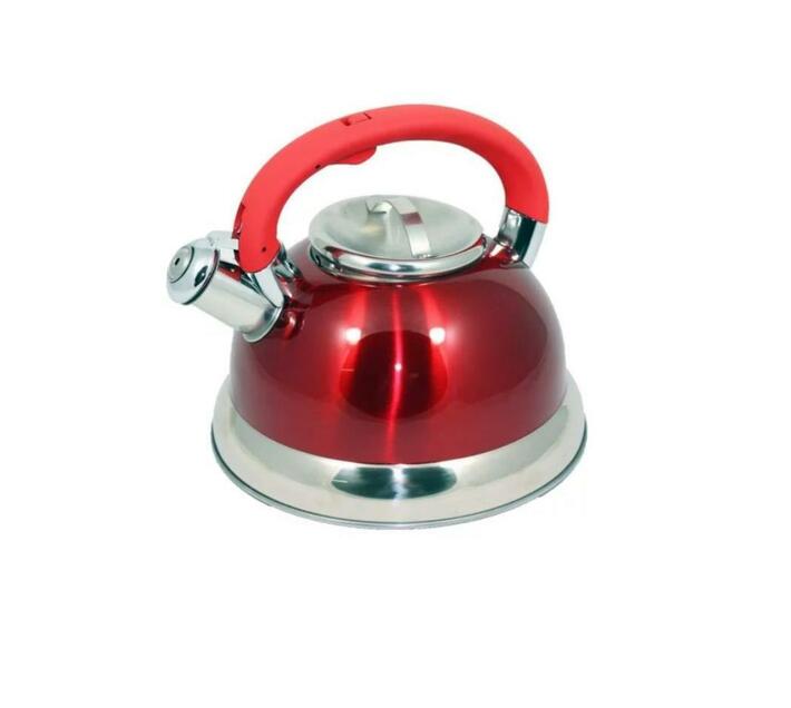 Condere Modern 3L Whistling Kettle Red Makro