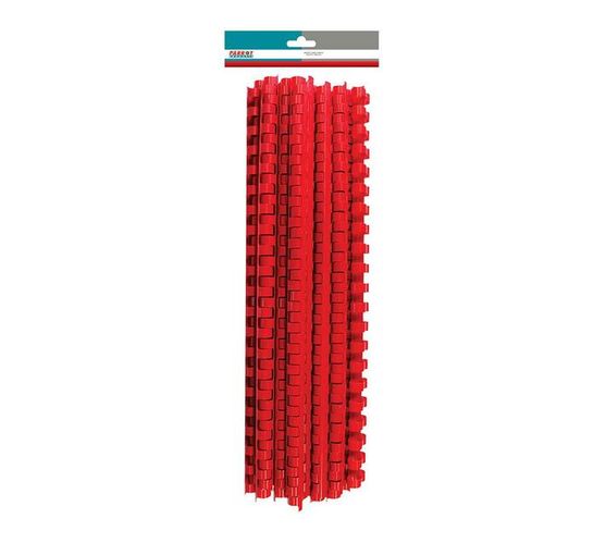 PARROT PRODUCTS Plastic Binder Combs (350 Sheet, 45mm, Red, 25 Units)