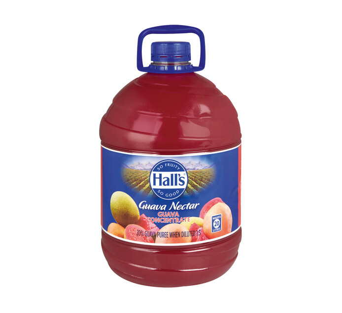 Halls Concentrate Nectar Guava (1 x 5l) Tin powder drink Powder