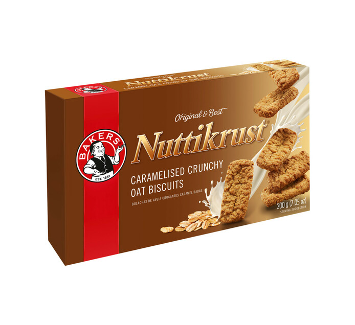 Bakers Nuttikrust Biscuits (12 x 200g) Makro