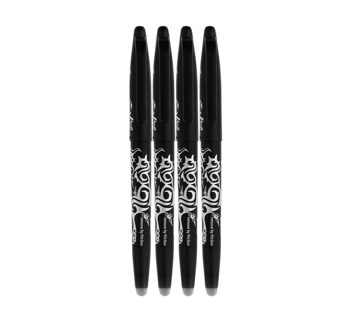 Pilot FriXion Rollerball Pens Black 4Pack Black Pens Pens Pens