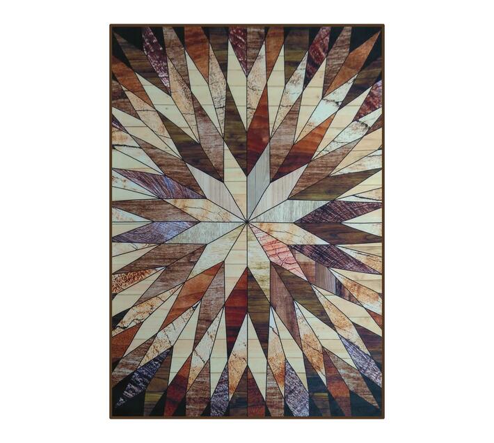 Polygon star rug 160x30cm