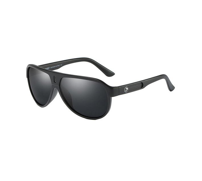 Dubery High Quality Men`s Polarized Sunglasses - Plain Black